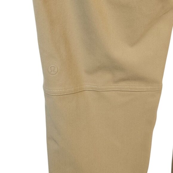Lululemon Mens Stretch Pants Tan Athletic Comfortable Performance Size 32 - Picture 7 of 13